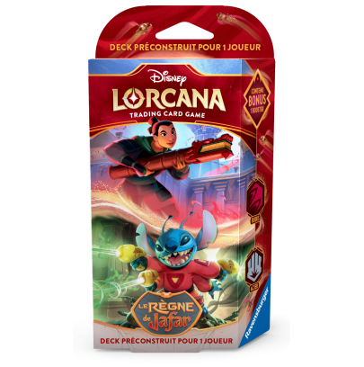 Disney : Lorcana TCG - Deck de démarrage Rubis & Acier - Français - Le règne de Jafar