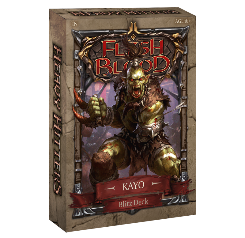 copy of Flesh & Blood - Blitz deck Kayo - Français - Heavy Hitters copy of Flesh & Blood - Blitz deck Kayo - Français - Heavy Hitters