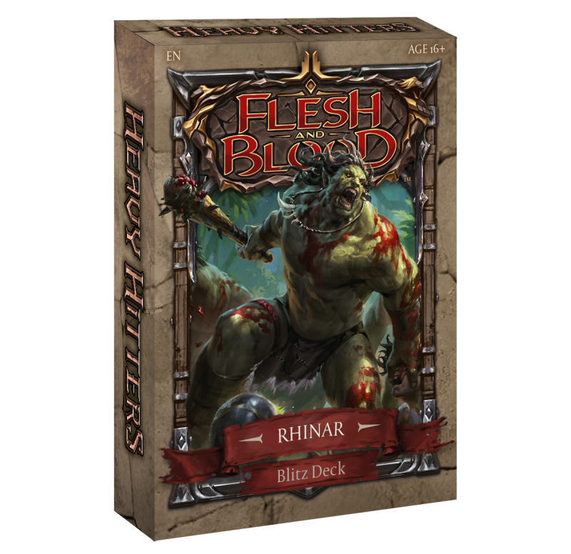 Flesh & Blood - Blitz deck Rhinar - Français - Heavy Hitters Flesh & Blood - Blitz deck Rhinar - Français - Heavy Hitters