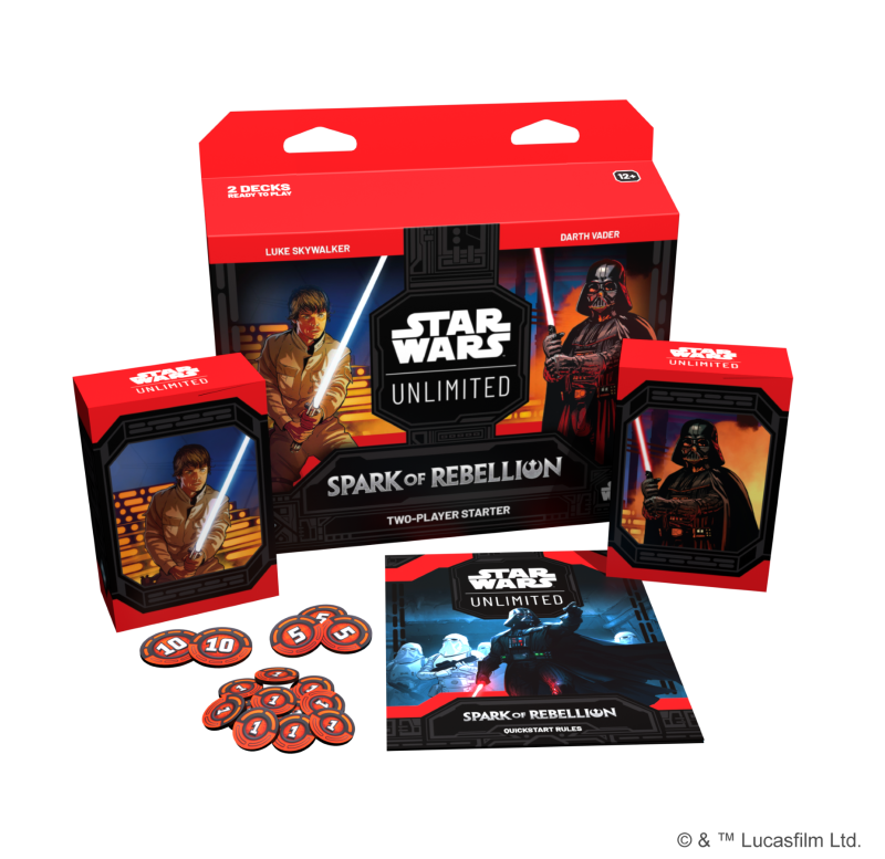 Star Wars : Unlimited - Deck de démarrage 2 joueurs - Français - Etincelle de Rébellion Star Wars : Unlimited - Deck de démarrage 2 joueurs - Français - Etincelle de Rébellion