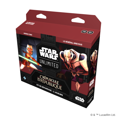 Star Wars : Unlimited - Deck de démarrage 2 joueurs - Français - Crépuscule de la République