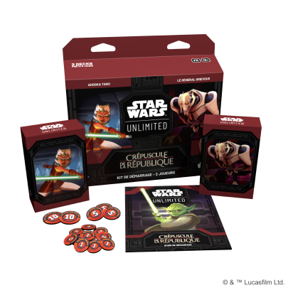 Star Wars : Unlimited - Deck de démarrage 2 joueurs - Français - Crépuscule de la République