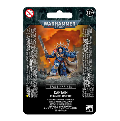 Warhammer 40 000 -  Space Marine - Capitaine en armure Gravis