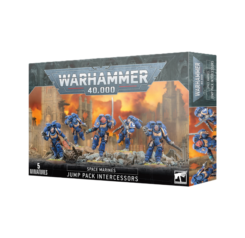 Warhammer 40 000 - Space Marines - Intercessor avec réacteurs dorsaux Warhammer 40 000 - Space Marines - Intercessor avec réacteurs dorsaux