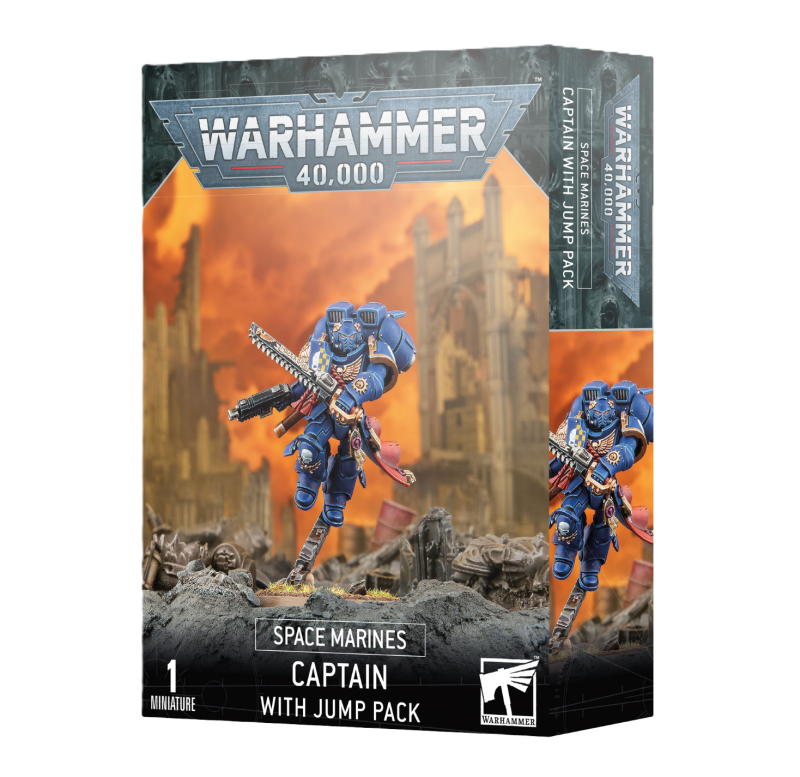 Warhammer 40 000 - Space Marines - Capitaine avec réacteurs dorsaux Warhammer 40 000 - Space Marines - Capitaine avec réacteurs dorsaux