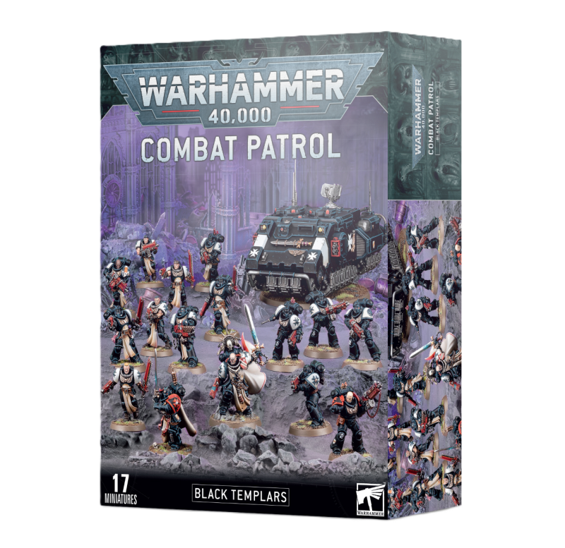 Warhammer 40 000 - Space Marines - Black Templar - Patrouille de combat Warhammer 40 000 - Space Marines - Black Templar - Patrouille de combat