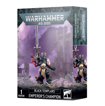 Warhammer 40 000 - Space Marines - Black Templar - Champion de l'empereur