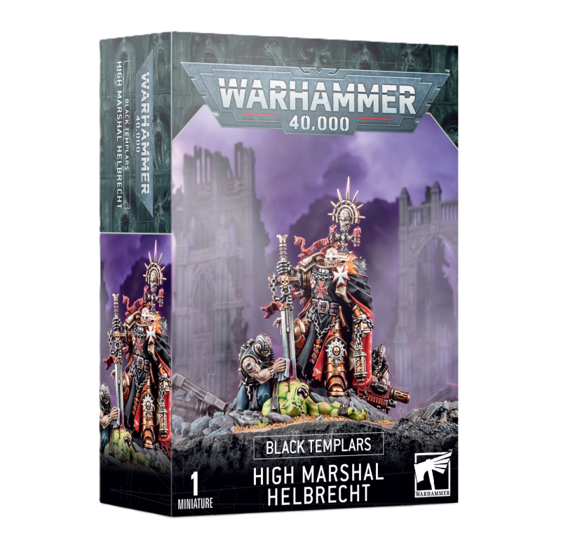 Warhammer 40 000 - Space Marines - Black Templar - Grand sénéchal Helbrecht