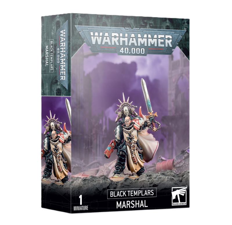 Warhammer 40 000 - Space Marines - Black Templar - Sénéchal Warhammer 40 000 - Space Marines - Black Templar - Sénéchal