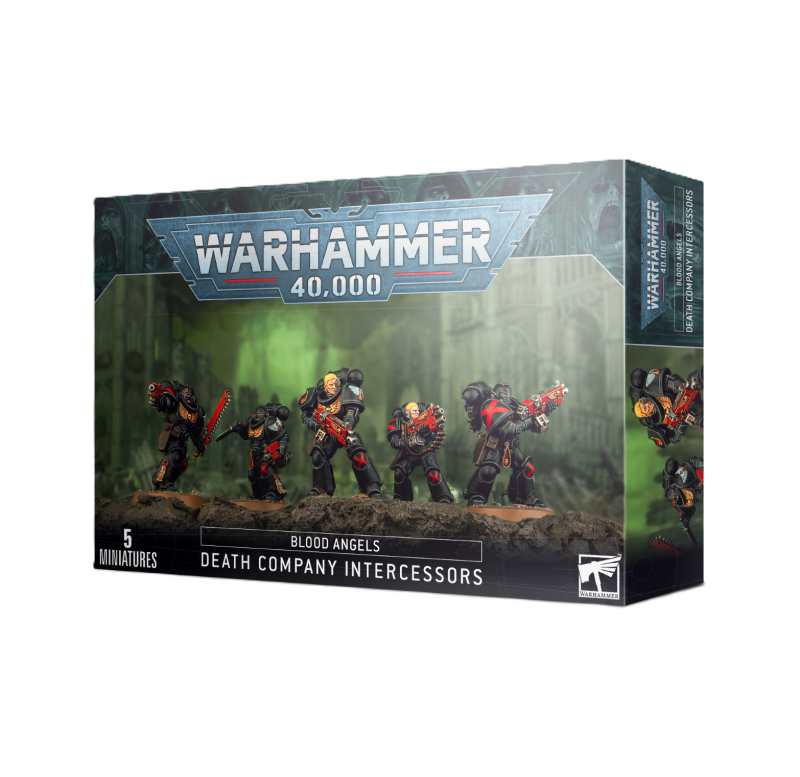 Warhammer 40 000 - Space Marines - Blood Angels - Compagnie de la mort Intercessors Warhammer 40 000 - Space Marines - Blood Angels - Compagnie de la mort Intercessors