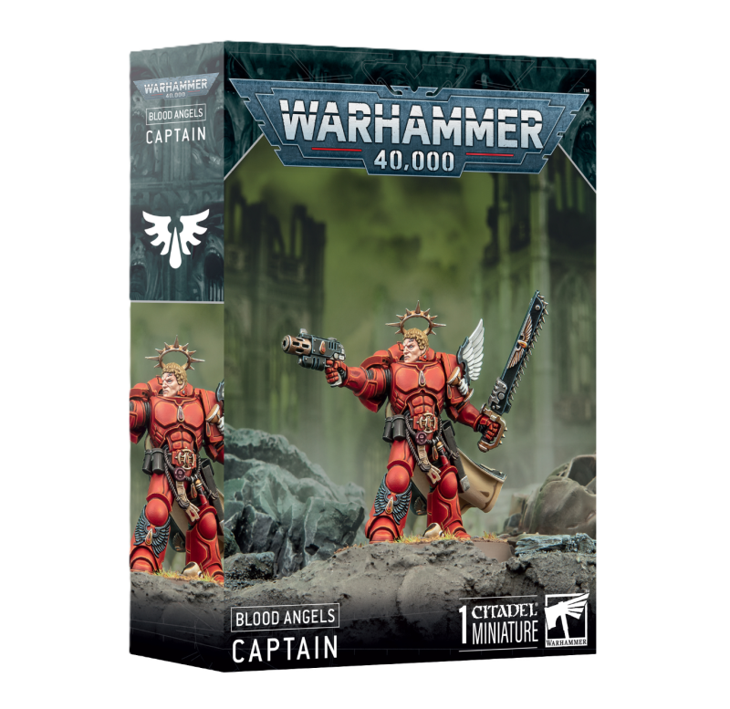 Warhammer 40 000 - Space Marines - Blood Angels - Capitaine Warhammer 40 000 - Space Marines - Blood Angels - Capitaine