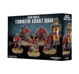 Warhammer 40 000 - Space Marines - Blood Angels - Escouade d'assaut terminator