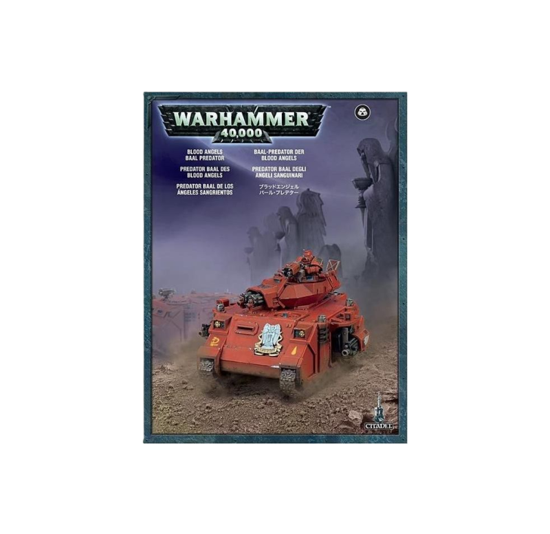 Warhammer 40 000 - Space Marines - Blood Angels - Prédator Baal Warhammer 40 000 - Space Marines - Blood Angels - Prédator Baal