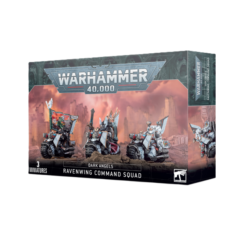 Warhammer 40 000 - Space Marines - Dark Angels - Escouade de commandement de la Ravenwing Warhammer 40 000 - Space Marines - Dark Angels - Escouade de commandement de la Ravenwing