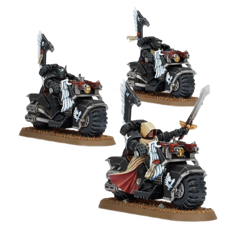 Warhammer 40 000 - Space Marines - Dark Angels - Escadron de Motocycliste Dark angel Warhammer 40 000 - Space Marines - Dark Angels - Escadron de Motocycliste Dark angel