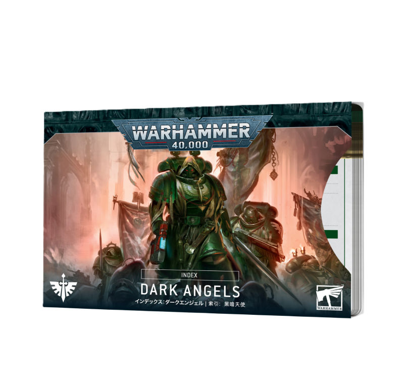 Warhammer 40 000 - Space Marines - Dark Angels - Cartes d'index Warhammer 40 000 - Space Marines - Dark Angels - Cartes d'index