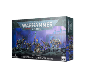 Warhammer 40 000 - Space Marines - Grey Knight - Terminators de Confrérie Chevalier Gris