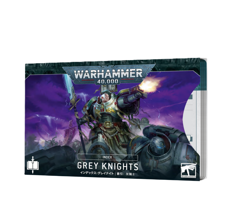Warhammer 40 000 - Space Marines - Grey Knight - Cartes d'index Warhammer 40 000 - Space Marines - Grey Knight - Cartes d'index