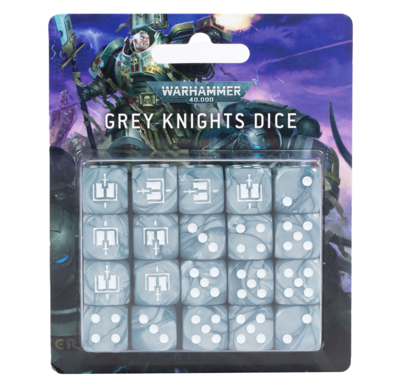 Warhammer 40 000 - Space Marines - Grey Knight - Dés d'armée Warhammer 40 000 - Space Marines - Grey Knight - Dés d'armée