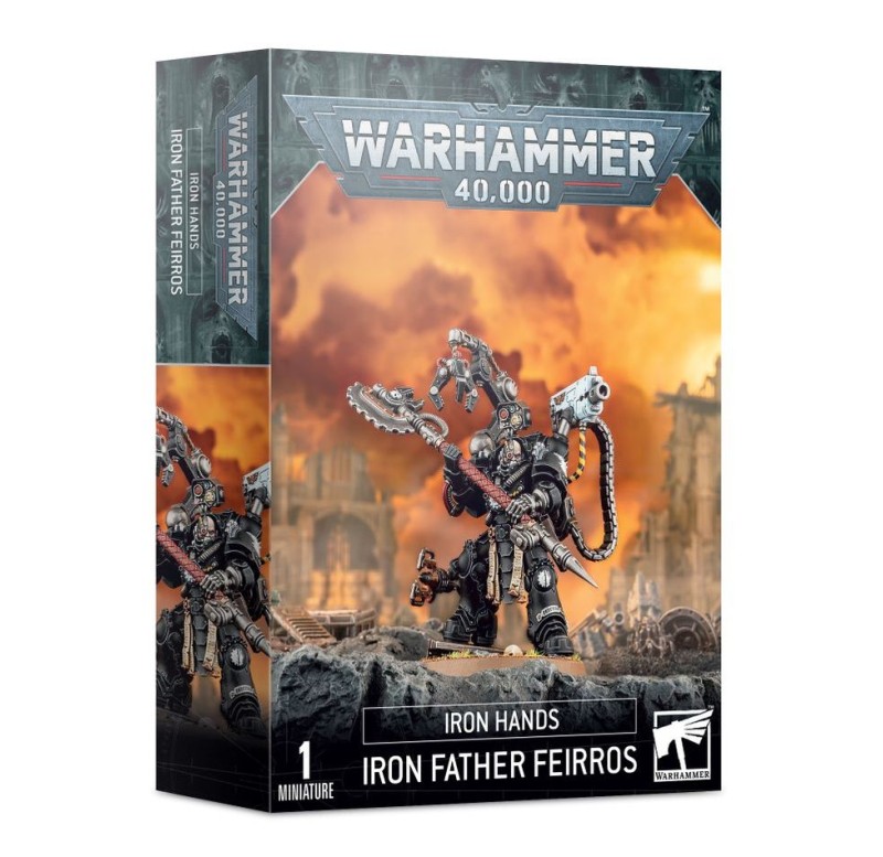 Warhammer 40 000 - Space Marines - Iron Hands - Révérend de fer Feirros Warhammer 40 000 - Space Marines - Iron Hands - Révérend de fer Feirros