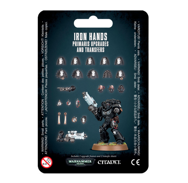Warhammer 40 000 - Space Marines - Iron Hands - Améliorations et décalcomanies Warhammer 40 000 - Space Marines - Iron Hands - Améliorations et décalcomanies