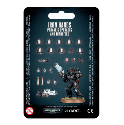 Warhammer 40 000 - Space Marines - Iron Hands - Améliorations et décalcomanies