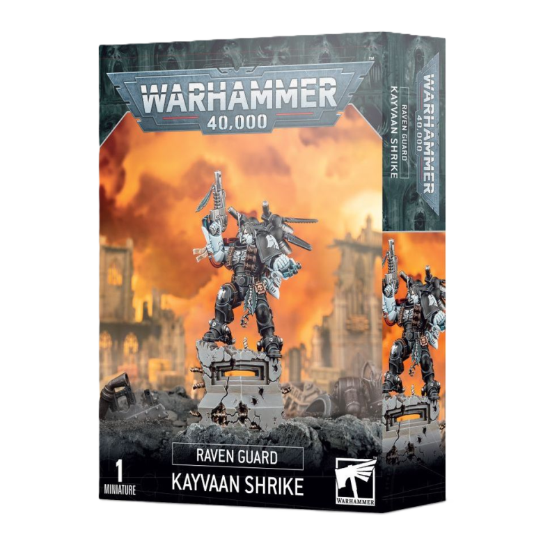 Warhammer 40 000 - Space Marines - Raven Guard - Kayvaan Shrike Warhammer 40 000 - Space Marines - Raven Guard - Kayvaan Shrike