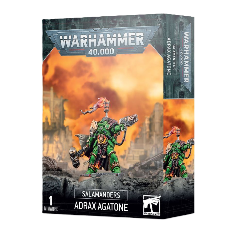 Warhammer 40 000 - Space Marines - Salamanders - Adrax Agatone Warhammer 40 000 - Space Marines - Salamanders - Adrax Agatone