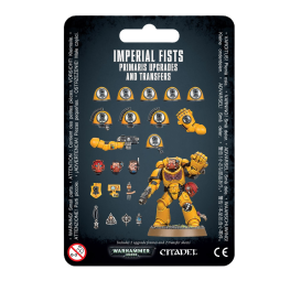 Warhammer 40 000 - Space Marines - Imperial Fist - Améliorations et décalcomanies