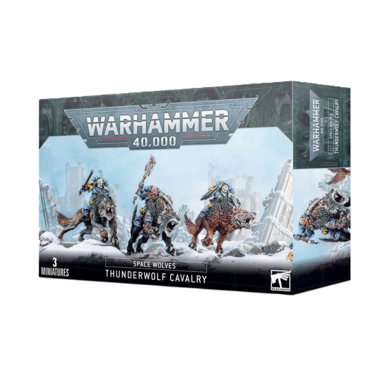 Warhammer 40 000 - Space Marines - Space Wolves - Thunderwolf Cavalery