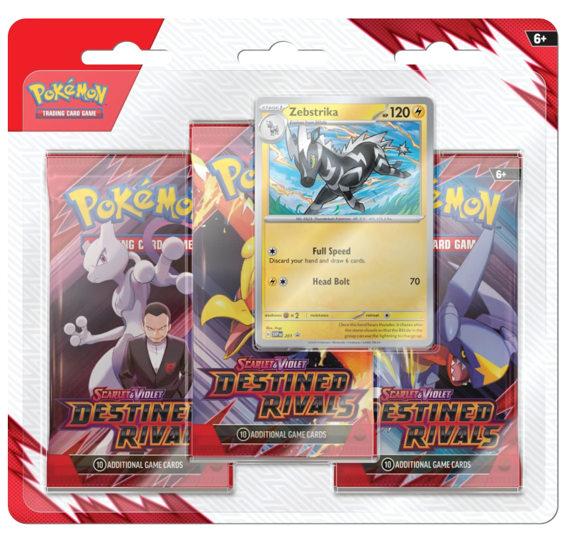 Pokemon TCG - Blister Zéblist - Ecarlate et Violet - EV10 - Rivalités Destinées Pokemon TCG - Blister Zéblist - Ecarlate et Violet - EV10 - Rivalités Destinées