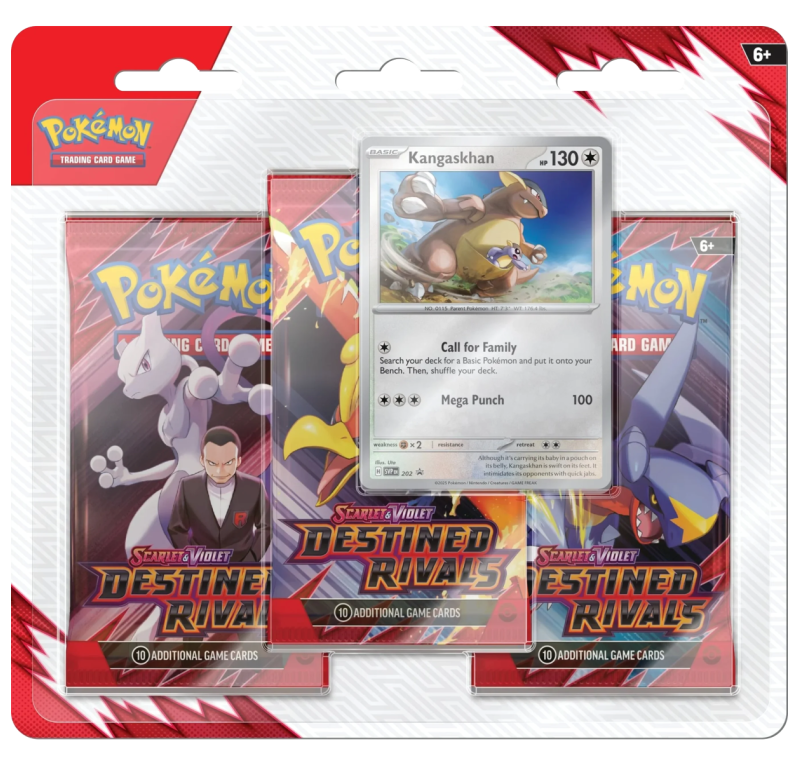 Pokemon TCG - Blister Kangourex - Ecarlate et Violet - EV10 - Rivalités Destinées Pokemon TCG - Blister Kangourex - Ecarlate et Violet - EV10 - Rivalités Destinées