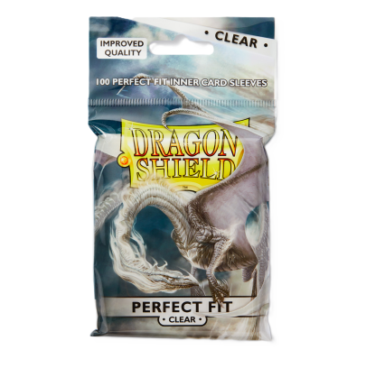 DragonShield - Standard Perfect Fit Sleeves - Clear