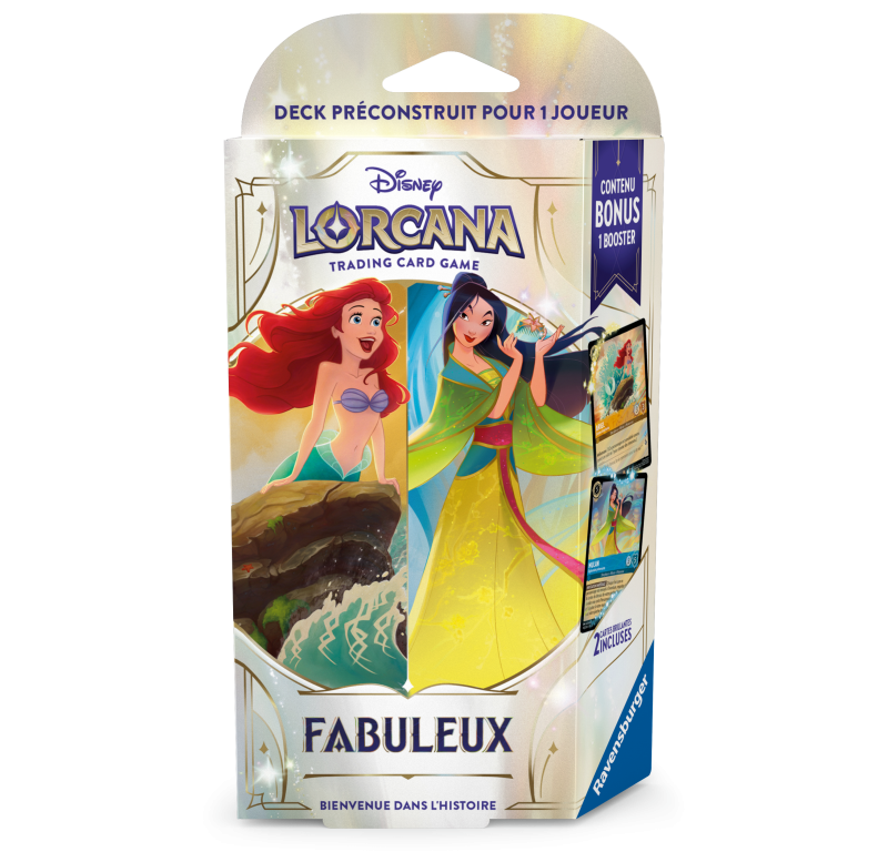 Disney : Lorcana TCG - Deck de démarrage Ambre & Saphir - Français - Fabuleux Disney : Lorcana TCG - Deck de démarrage Ambre & Saphir - Français - Fabuleux