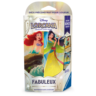 Disney : Lorcana TCG - Deck de démarrage Ambre & Saphir - Français - Fabuleux