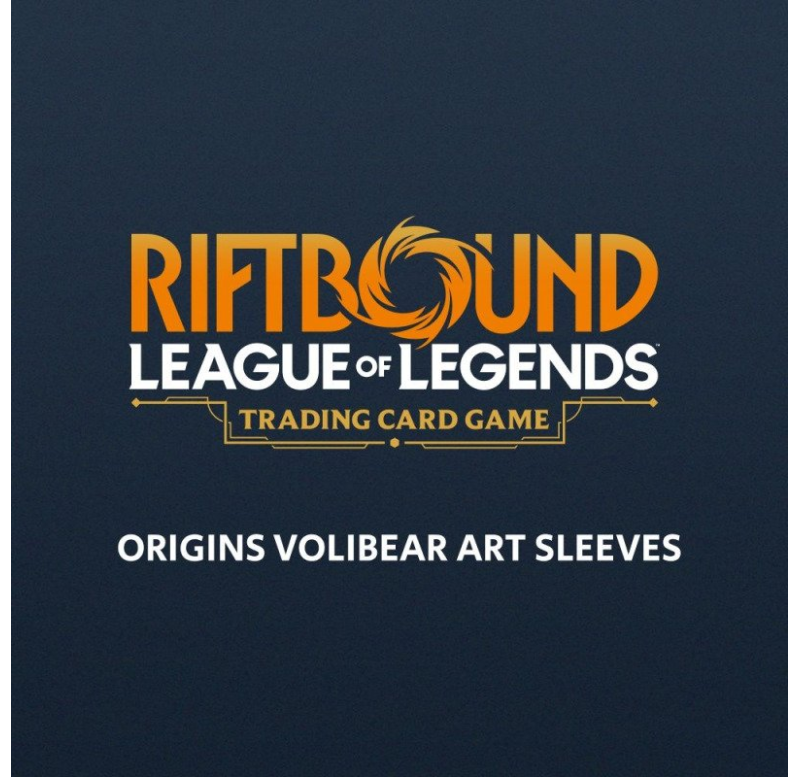 Riftbound : League of legends TCG - Origins - Protèges-cartes - Volibear