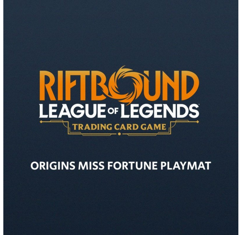Riftbound : League of legends TCG - Origins - Tapis de jeu - Miss Fortune