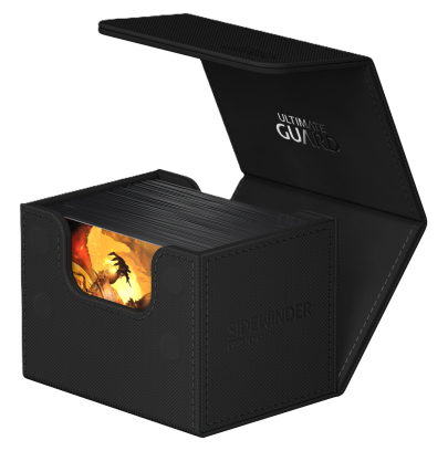 Ultimate Guard - Deck Box Sidewinder 100+ XenoSkin monocolore - Noir