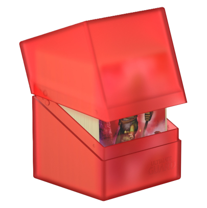 Ultimate Guard - Boulder 100+ deck case - Rubis