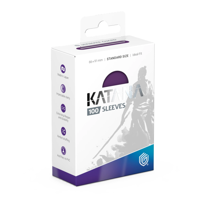Ultimate Guard 100 Pochettes Katana Sleeves Taille Standard – Iris Bloom