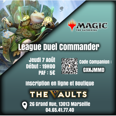 League Duel Commander - Jeu 07 Août 25