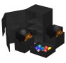 Ultimate Guard - Twin Flip'n Tray 160+ XenoSkin monocolore - Noir Ultimate Guard - Twin Flip'n Tray 160+ XenoSkin monocolore - Noir