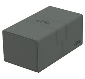 Ultimate Guard - Twin Flip'n Tray 200+ XenoSkin monocolore - Gris