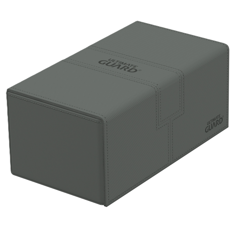 Ultimate Guard - Twin Flip'n Tray 200+ XenoSkin monocolore - Gris Ultimate Guard - Twin Flip'n Tray 200+ XenoSkin monocolore - Gris