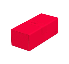 Ultimate Guard - Twin Flip'n Tray 260+ XenoSkin monocolore - Rouge