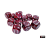 Chessex Speckled Silver Volcano – 16 mm D6 (lot de 12) – CHX 25744