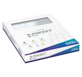 Ultimate Guard 9-Pocket Pages Top-Loading – Pack de 100 – Transparent (UGD010895)