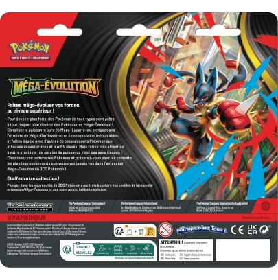 Pokemon TCG - Blister Akwakwak - Français - ME1 - Mega Evolution