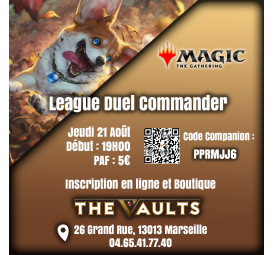 League Duel Commander - Jeu 21 Août 25