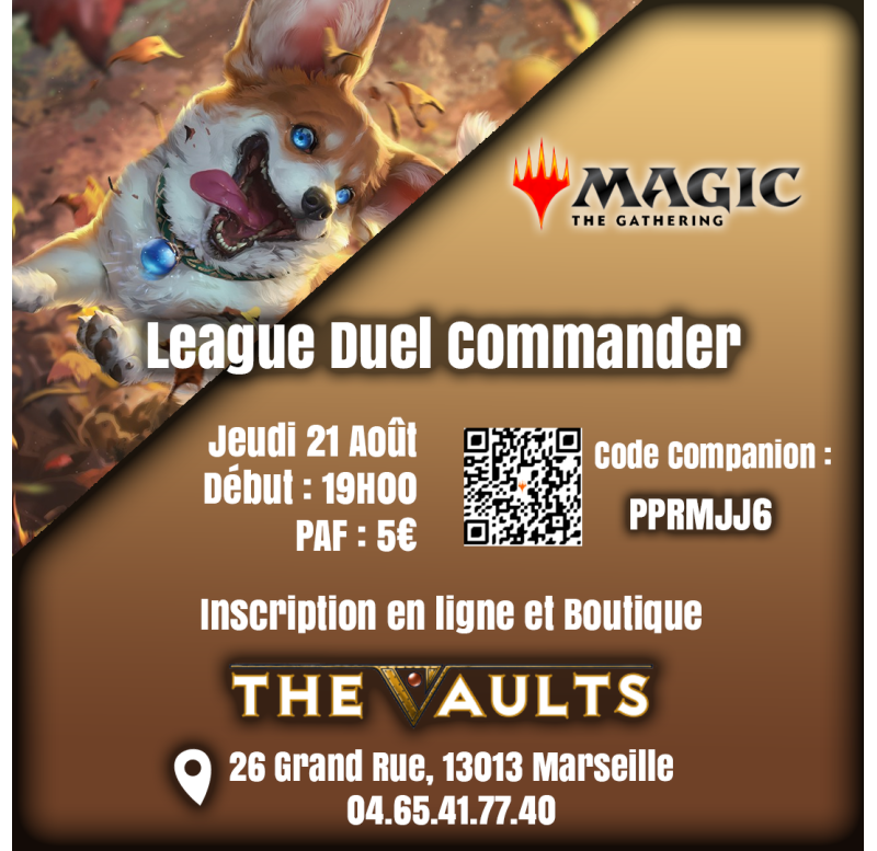 League Duel Commander - Jeu 21 Août 25